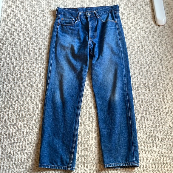 SOLD: Vintage 90s Levi’s 501 USA Made 34x30 - Picture 1 of 13